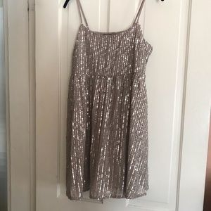 Forever 21 Sequined Babydoll Style Dress